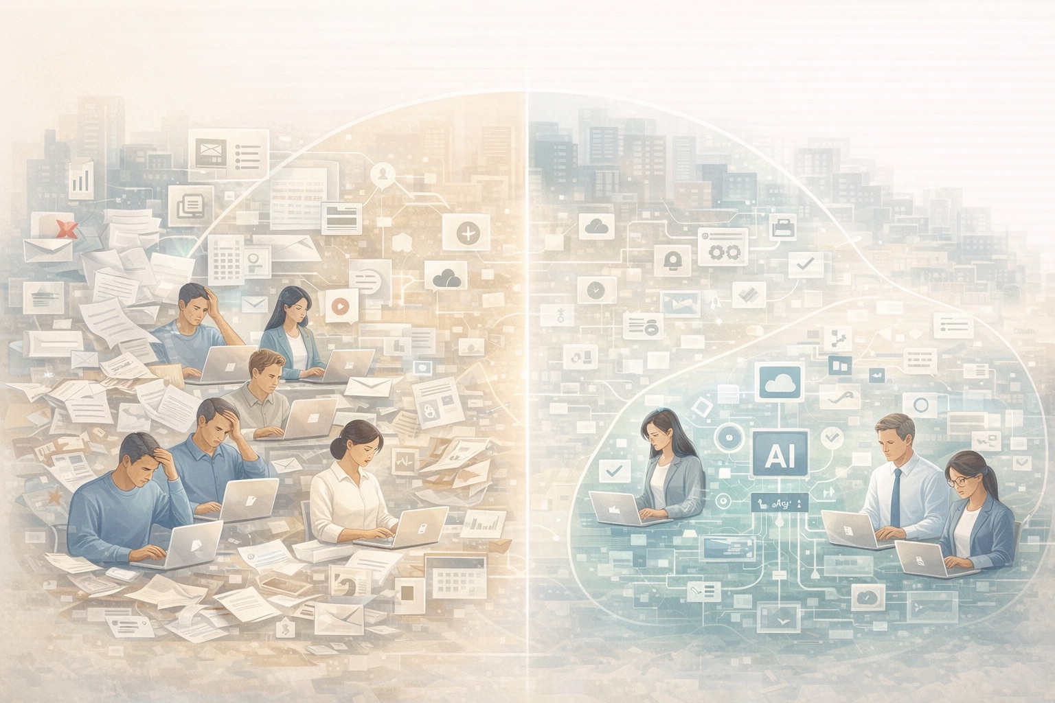 Vereinfachter digitaler Arbeitsablauf