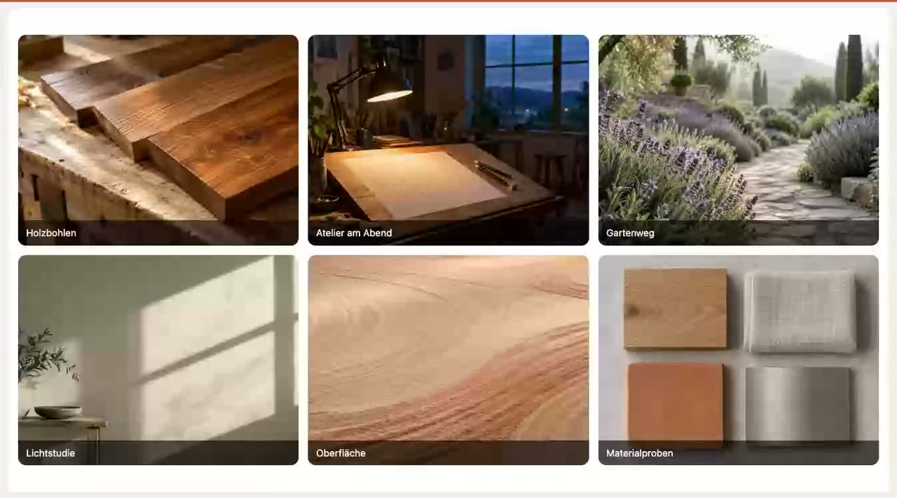 DLS Gallery: photo gallery in a grid with captions